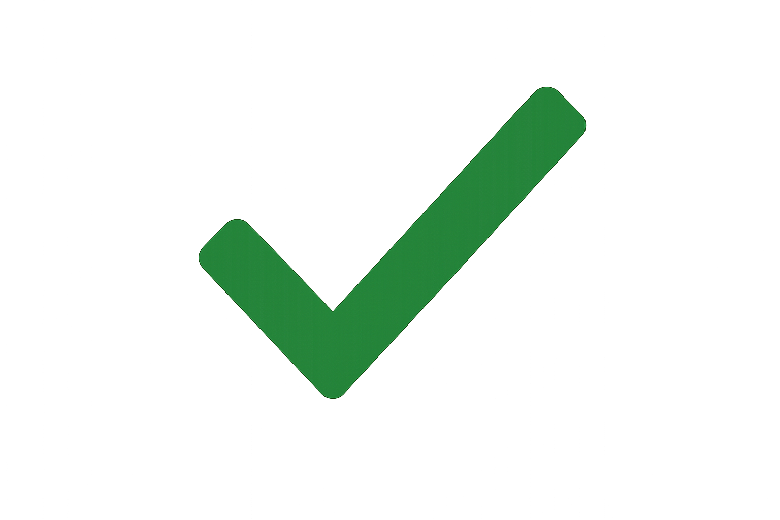 grüner check symbol icon